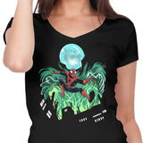 Mysterious Spider - Women's V-Neck