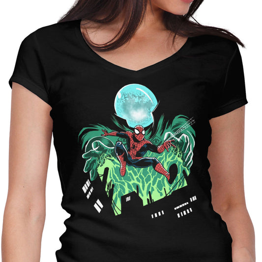 Mysterious Spider - Women's V-Neck