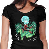 Mysterious Spider - Women's V-Neck