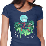 Mysterious Spider - Women's V-Neck