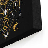 Mystical Dice Chart - Canvas Print