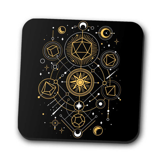 Mystical Dice Chart - Coasters