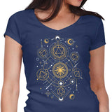 Mystical Dice Chart - Women's V-Neck