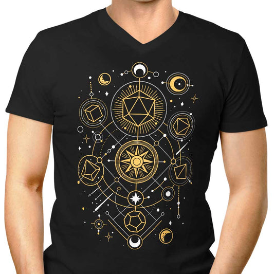 Mystical Dice Chart - Men's V-Neck