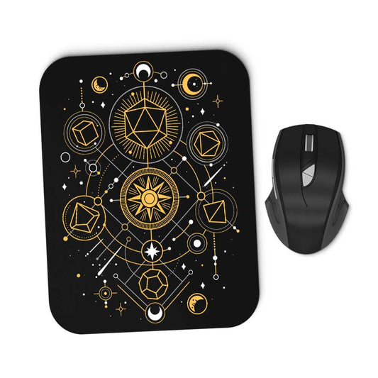 Mystical Dice Chart - Mousepad