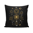 Mystical Dice Chart - Throw Pillow