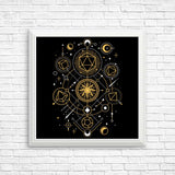 Mystical Dice Chart - Posters & Prints