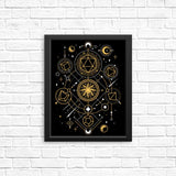 Mystical Dice Chart - Posters & Prints