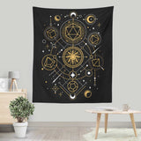 Mystical Dice Chart - Wall Tapestry