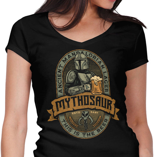 Mythosaur Lager - Women's V-Neck
