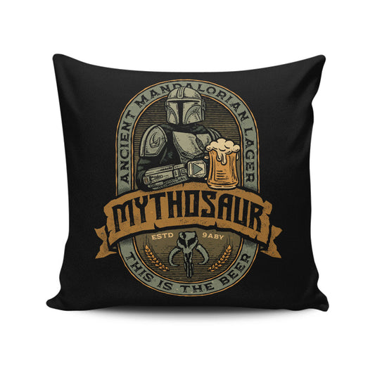 Mythosaur Lager - Throw Pillow