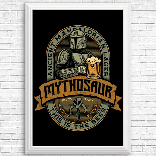 Mythosaur Lager - Posters & Prints
