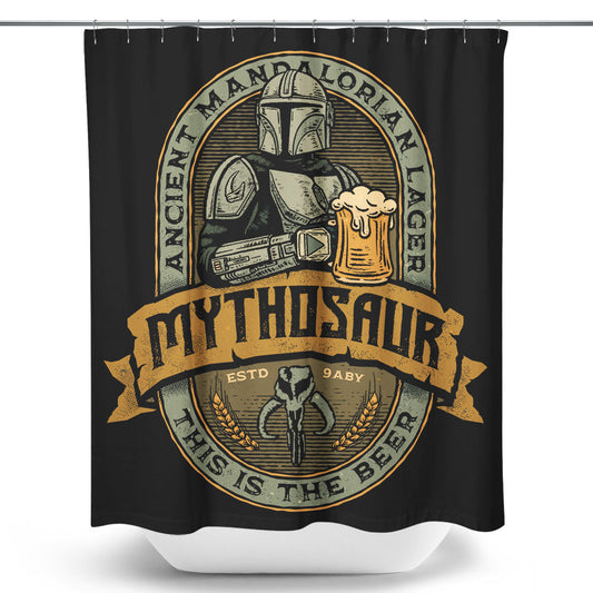 Mythosaur Lager - Shower Curtain