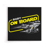 N1 Baby on Board - Canvas Print