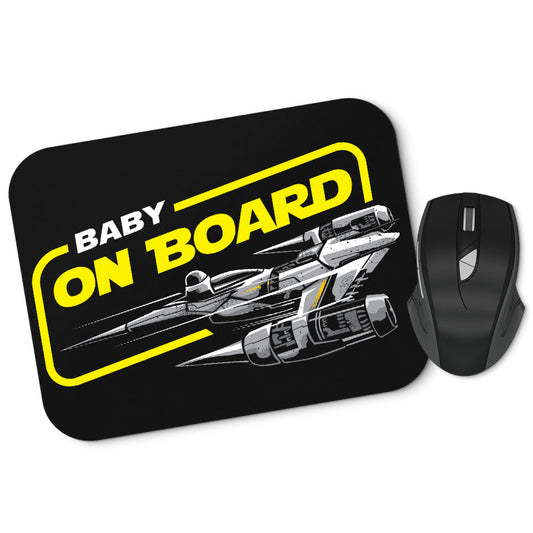 N1 Baby on Board - Mousepad