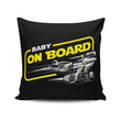 N1 Baby on Board - Throw Pillow