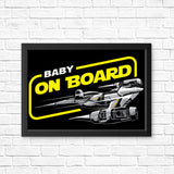 N1 Baby on Board - Posters & Prints