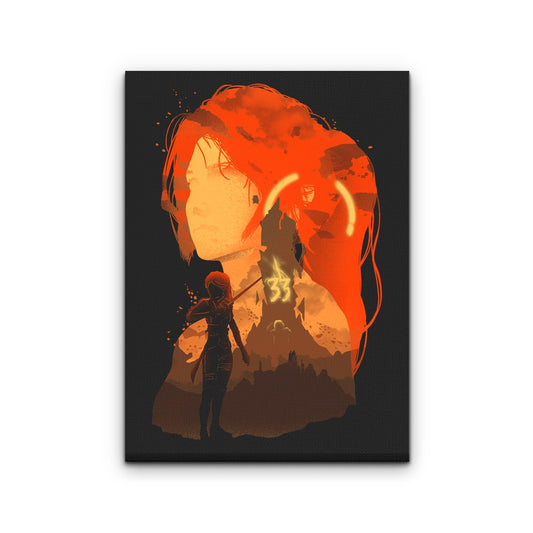 Negative Expeditioner - Canvas Print