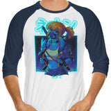 Neon Mist - 3/4 Sleeve Raglan T-Shirt