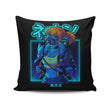 Neon Mist - Throw Pillow