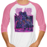 Neon Spring - 3/4 Sleeve Raglan T-Shirt