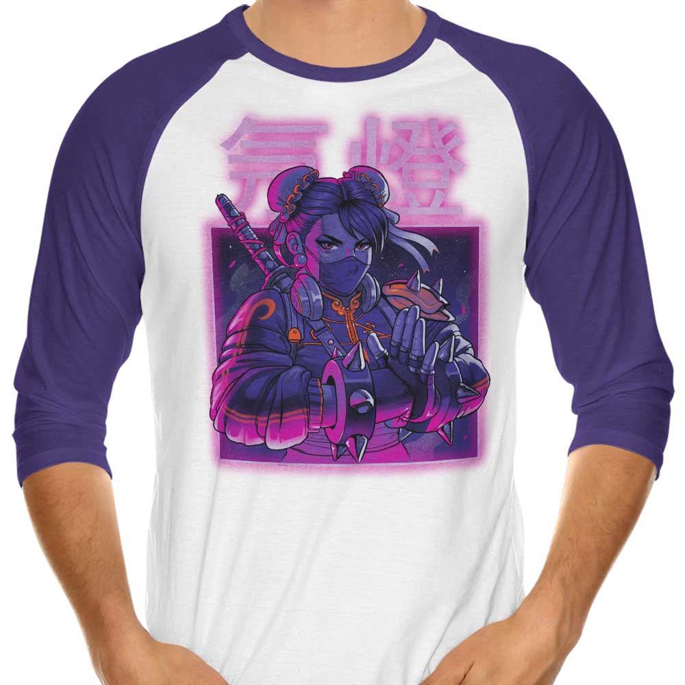 Neon Spring - 3/4 Sleeve Raglan T-Shirt