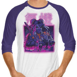 Neon Spring - 3/4 Sleeve Raglan T-Shirt