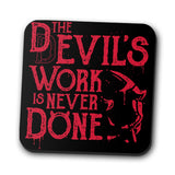 Never Done - Coasters