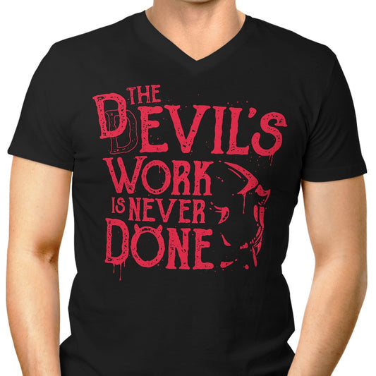 Never Done - Men's V-Neck