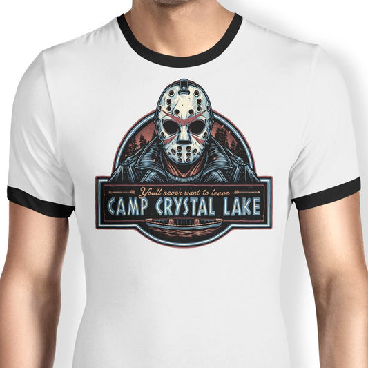Never Leave the Camp - Ringer T-Shirt