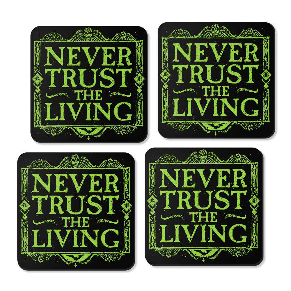 Never Trusted - Coasters