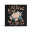 Never Woken - Canvas Print