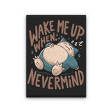 Never Woken - Canvas Print