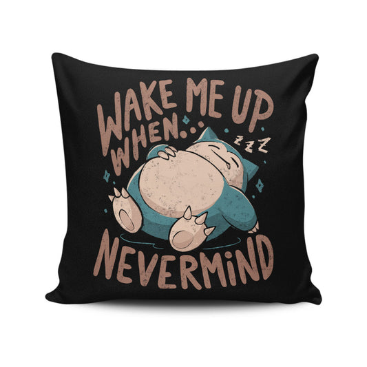 Never Woken - Throw Pillow