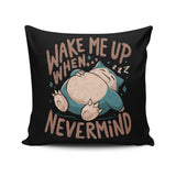 Never Woken - Throw Pillow