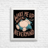Never Woken - Posters & Prints