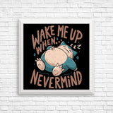 Never Woken - Posters & Prints