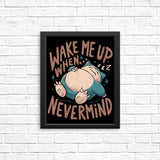 Never Woken - Posters & Prints