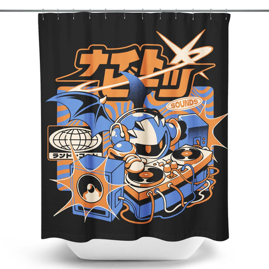 Night Beats - Shower Curtain