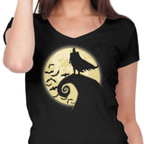 Nightmare Before Batmas - Women's V-Neck
