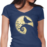 Nightmare Before Batmas - Women's V-Neck
