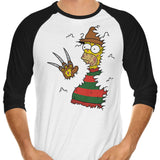 Nightmare Bush - 3/4 Sleeve Raglan T-Shirt