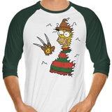 Nightmare Bush - 3/4 Sleeve Raglan T-Shirt