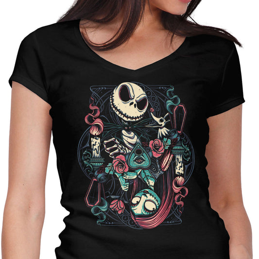 Nightmare Card - Women's V-Neck