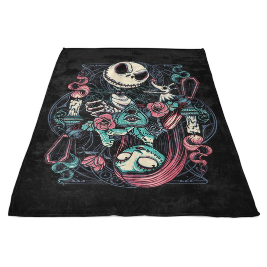 Nightmare Card - Fleece Blanket