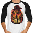 Nightmare on the Lake - 3/4 Sleeve Raglan T-Shirt