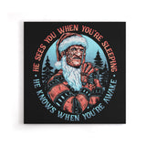 Nightmare Santa - Canvas Print