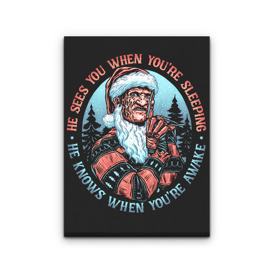 Nightmare Santa - Canvas Print