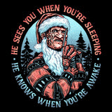 Nightmare Santa - 3/4 Sleeve Raglan T-Shirt