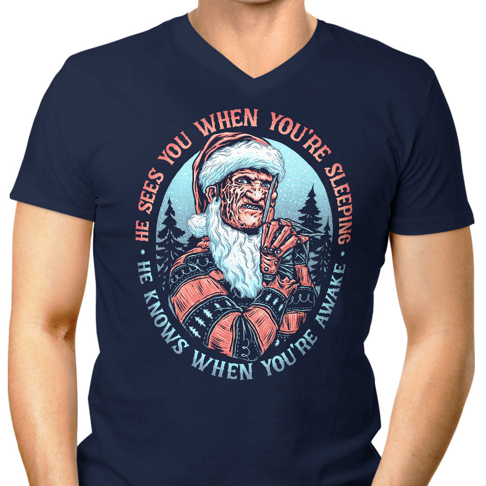 Nightmare Santa - Men's V-Neck